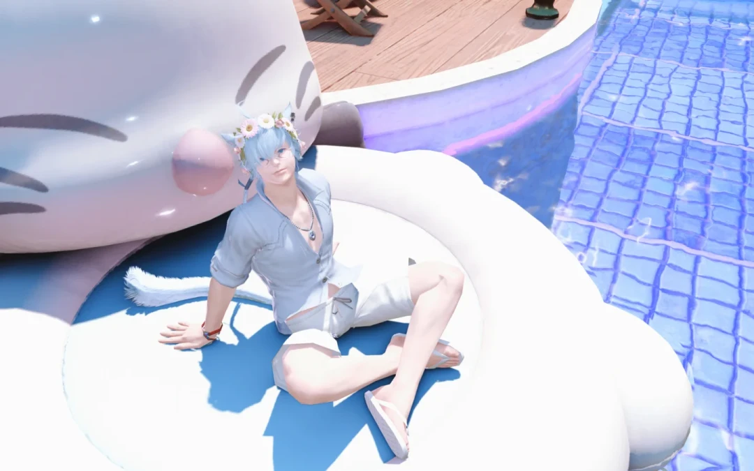 FF14红莲节开启:免费莫古力浮床坐骑只限时两周,30分钟足够领完