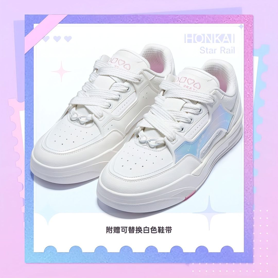 安踏×星穹铁道昔涟联名板鞋8月15日补货:二手市场没溢价,真坑在尺码