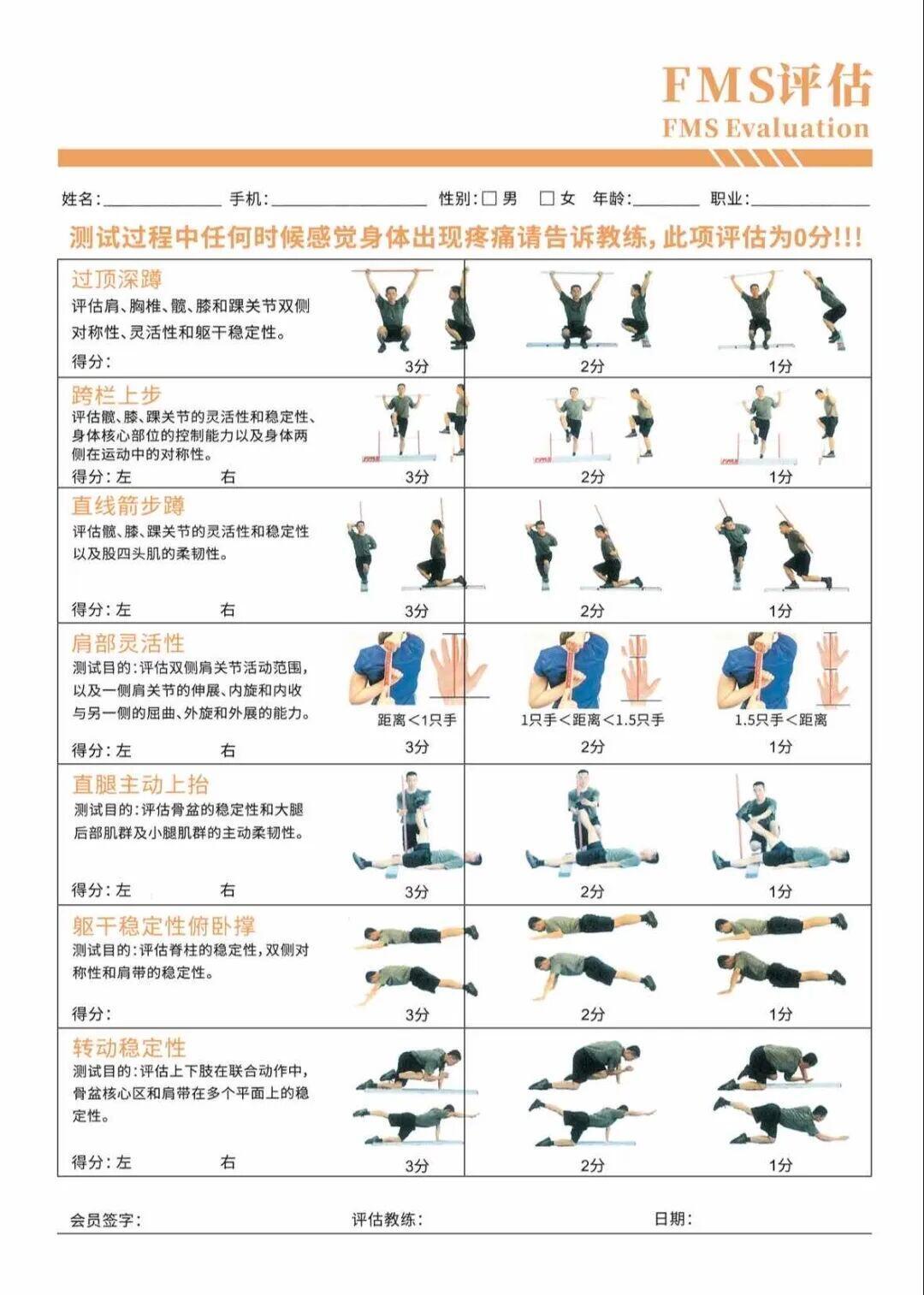 深蹲膝盖疼、硬拉腰疼?未必是力量不够:FMS七项自测地图先找出弱链再上强度
