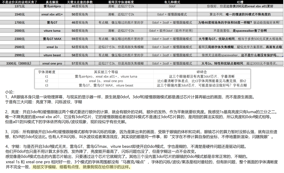 XREAL 1S / One Pro 到手,先关掉“跟随防抖”:这个隐藏设置救回暗屏和闪字