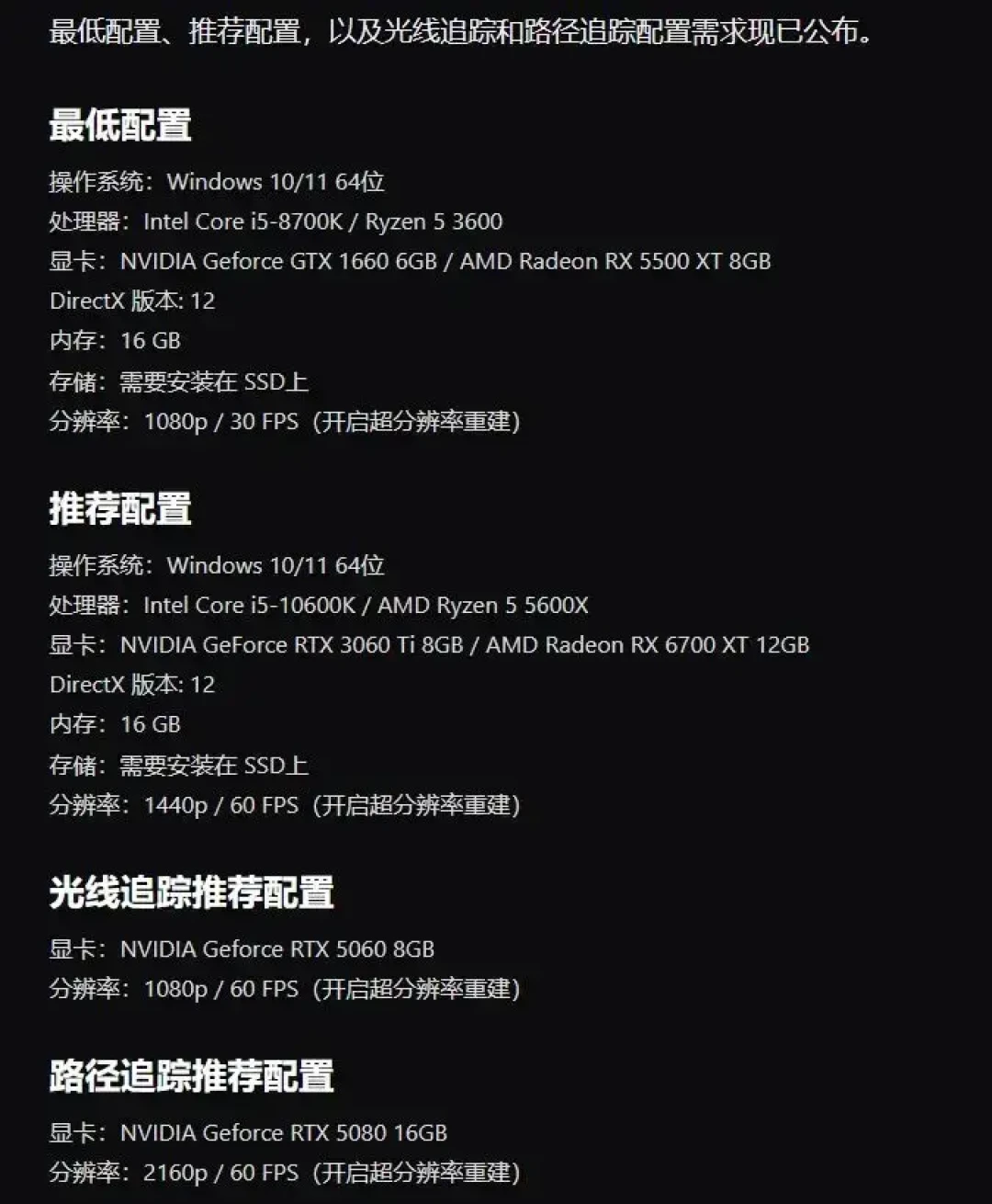 影之刃零预售登顶,但推荐配置只是3060 Ti:显卡普涨三成这当口,为它升级电脑到底值不值?