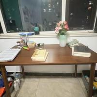 全实木大书桌家用长方形写字桌学习桌