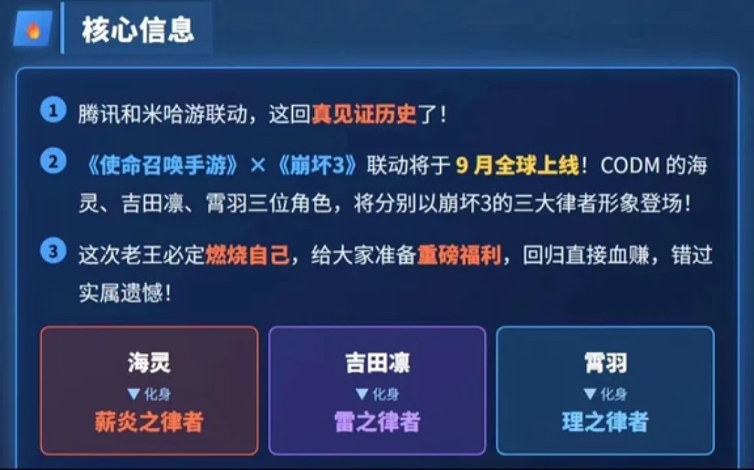 崩坏3完结第二部又被使命召唤手游联动选中：这不是“世纪大和解”，是两个老朋友抱团取暖