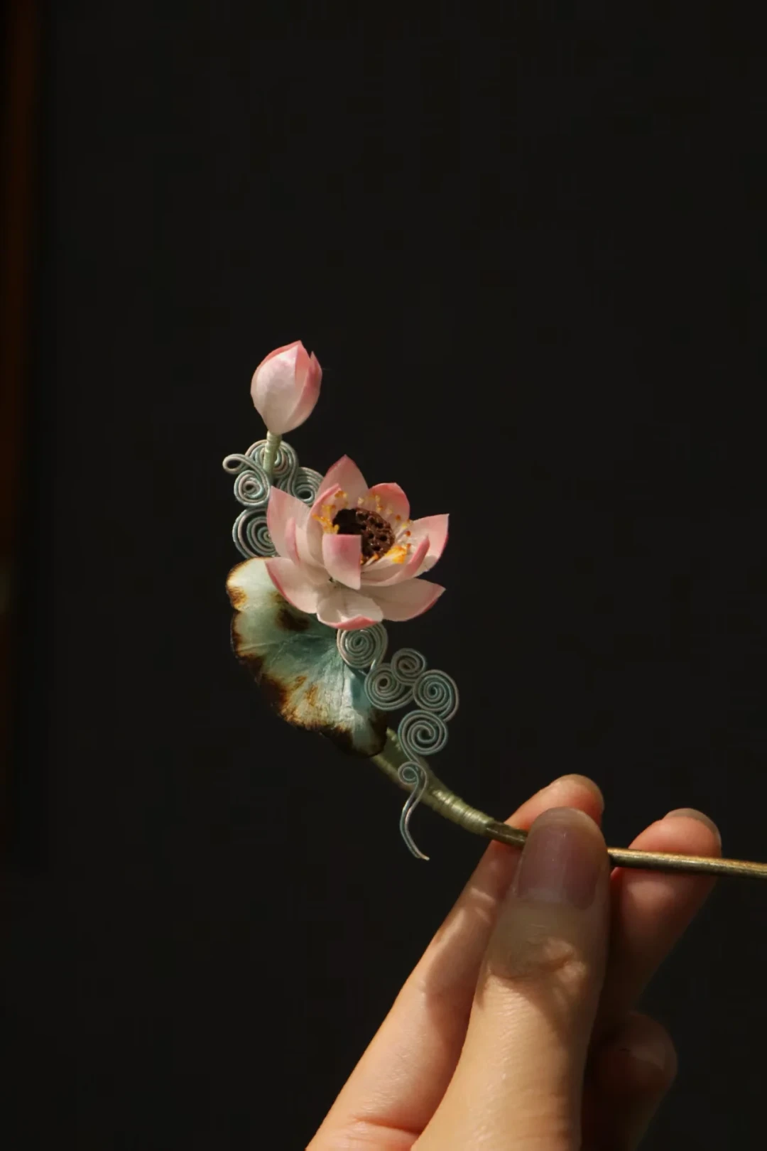 169元的非遗绒花发簪被问