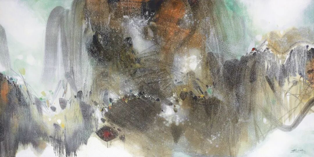 1985年他一年画了34幅雪景,只有3幅以季节命名:朱德群《秋》首登拍场,2500万港元起拍怎么读?