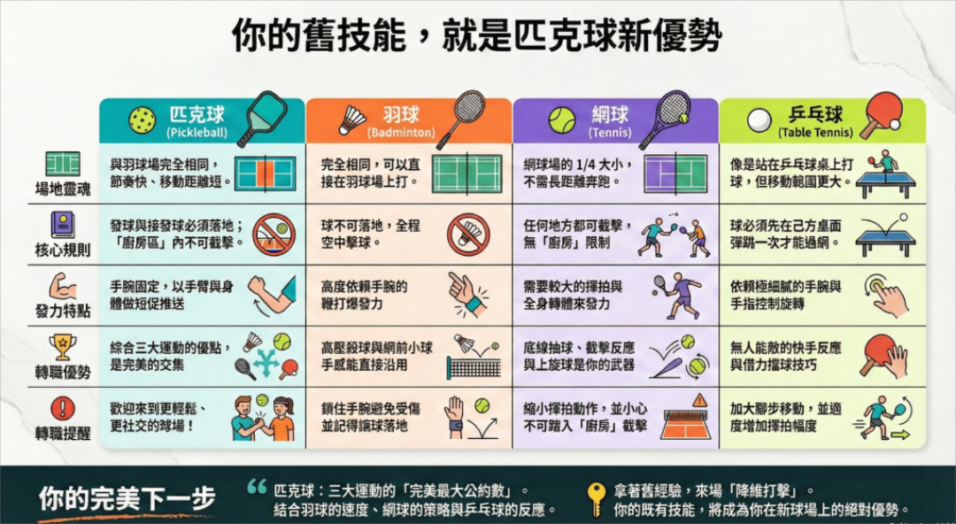 匹克球爆火，但不是每个人都适合：4类人容易上头，3类人建议缓一缓，附第一次体验路线
