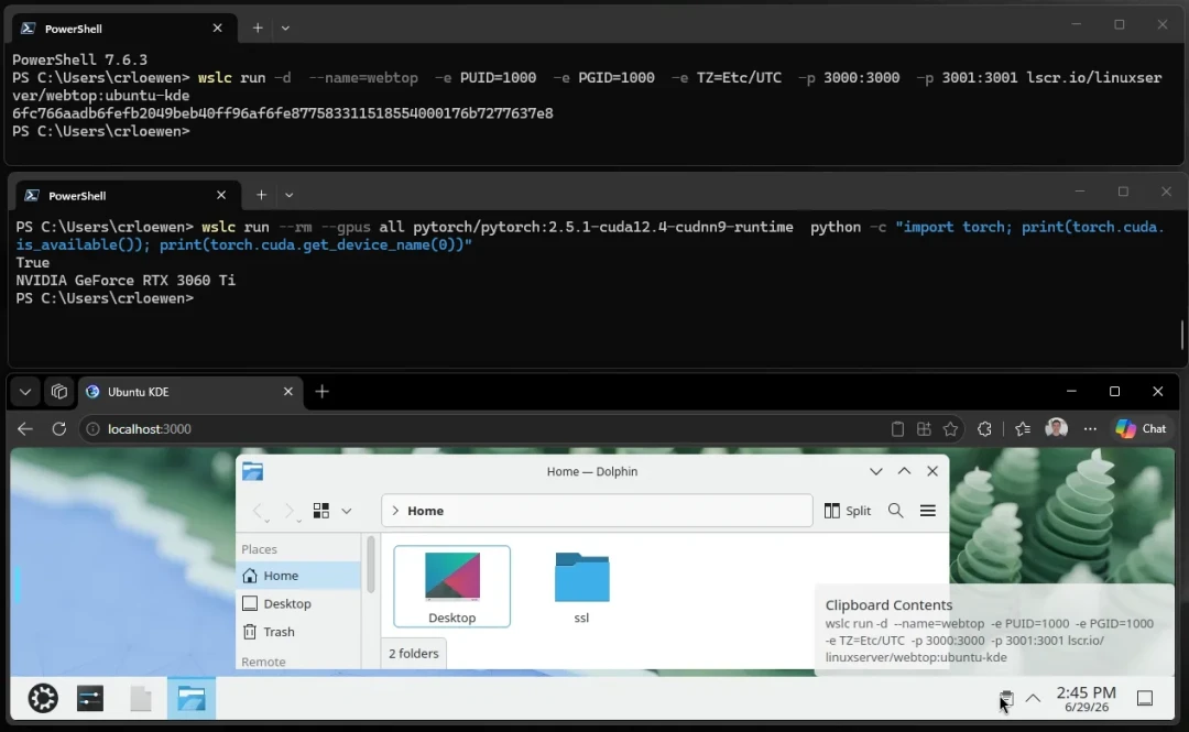 wslc公测实测：Windows内置Linux容器，卸载Docker Desktop之前先看这3个条件