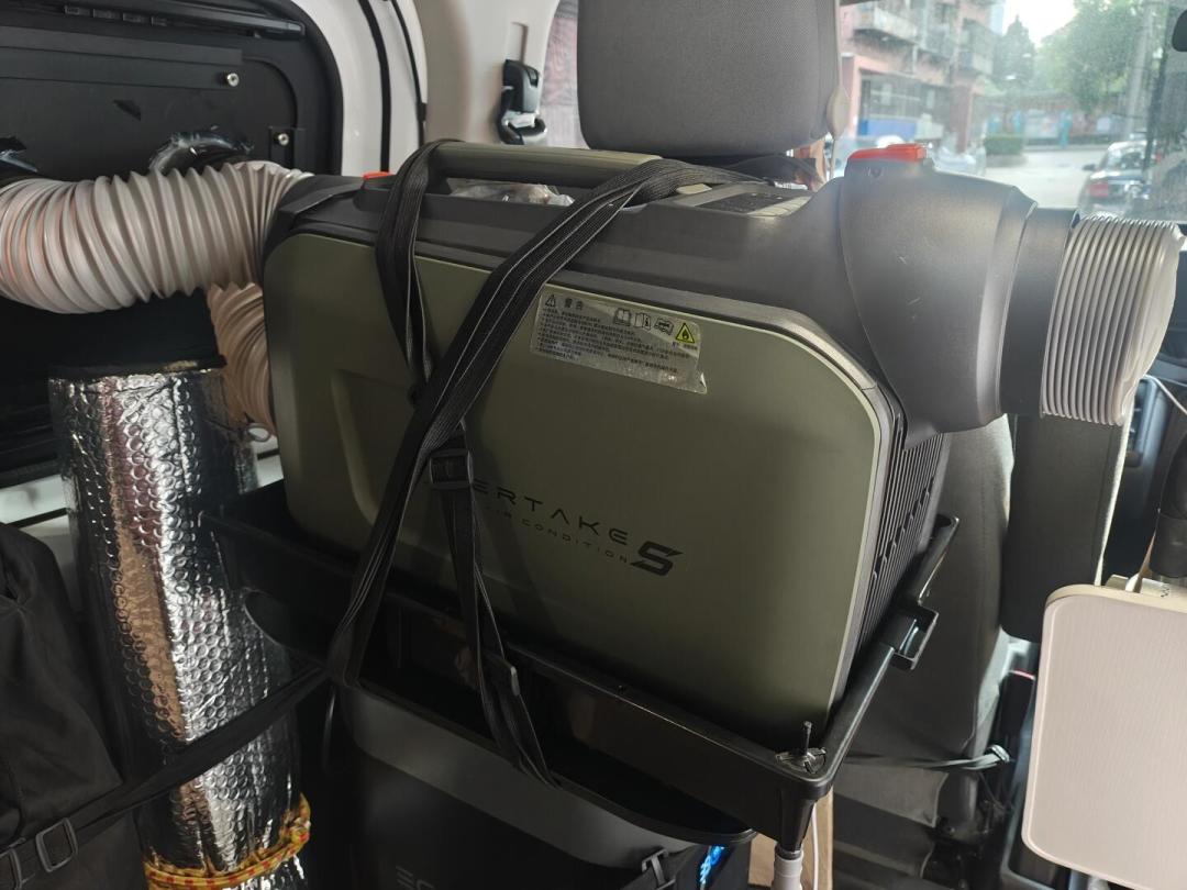 面包车改床车,驻车空调开整晚要几度电?1度、2度、4度三档算清楚