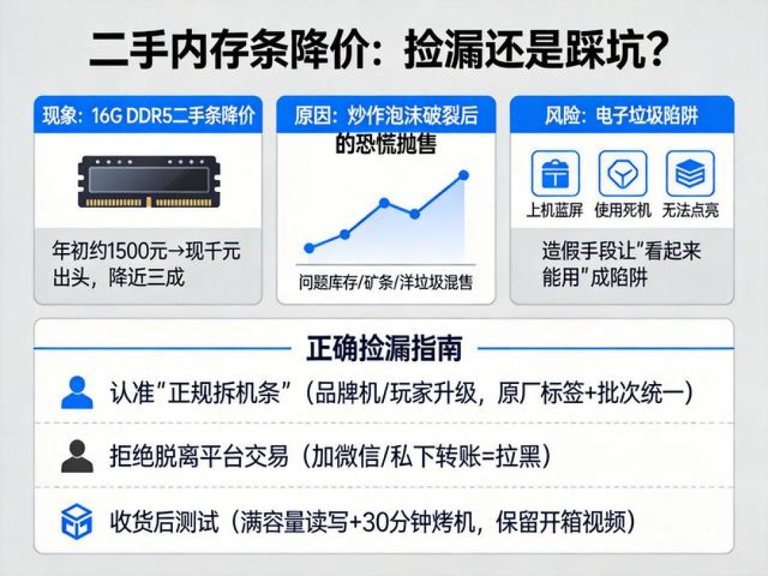 55元的内存条涨到185元，华强北商家在闲鱼秒收：SK海力士把短缺讲到2027，普通人的条子什么时候能落袋？