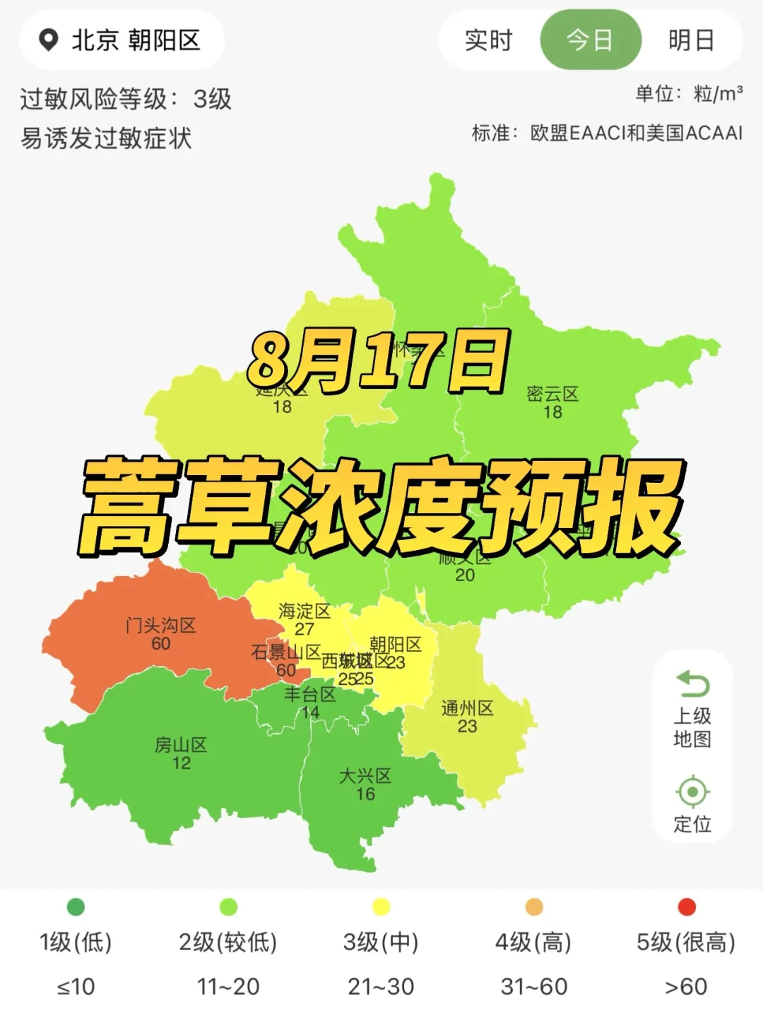 北方全面进入蒿草季，北京预估21日后到高峰：拜耳开瑞坦和几块钱的国产氯雷他定，怎么选怎么搭
