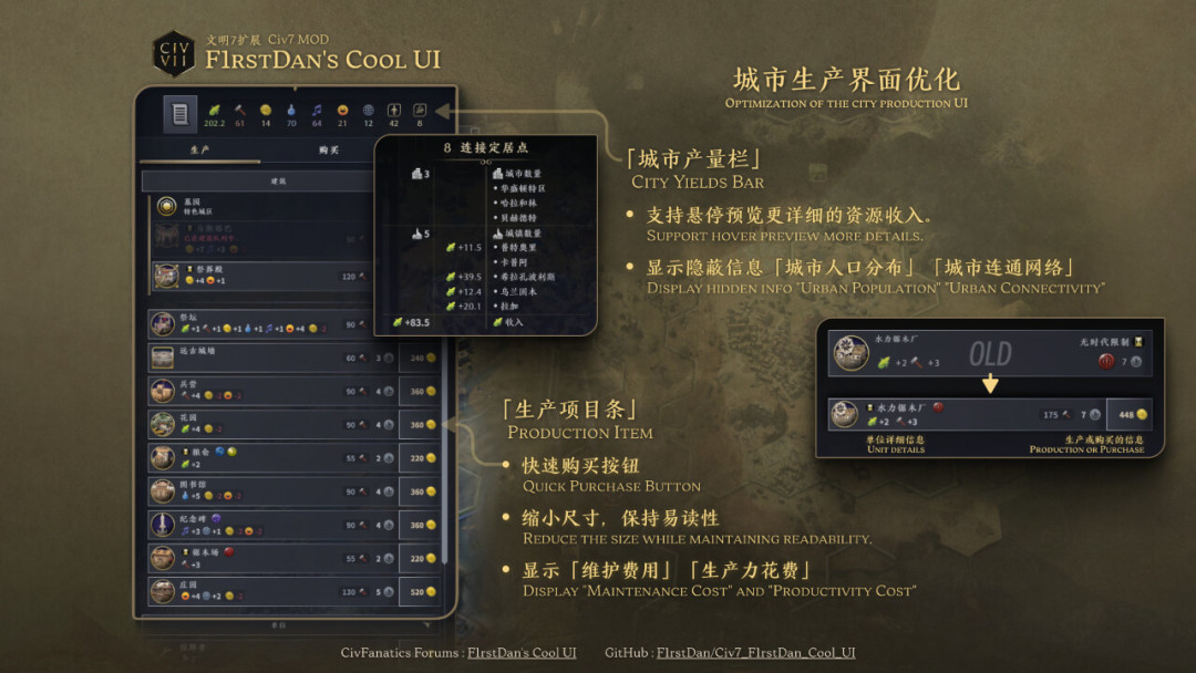 文明7官方补丁修到八成,剩下的两成得靠创意工坊:50+当前可用MOD分类装机清单