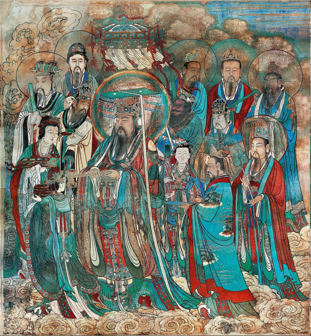 吕洞宾不站在《朝元图》的C位:全真教这幅最大的壁画,到底该怎么看