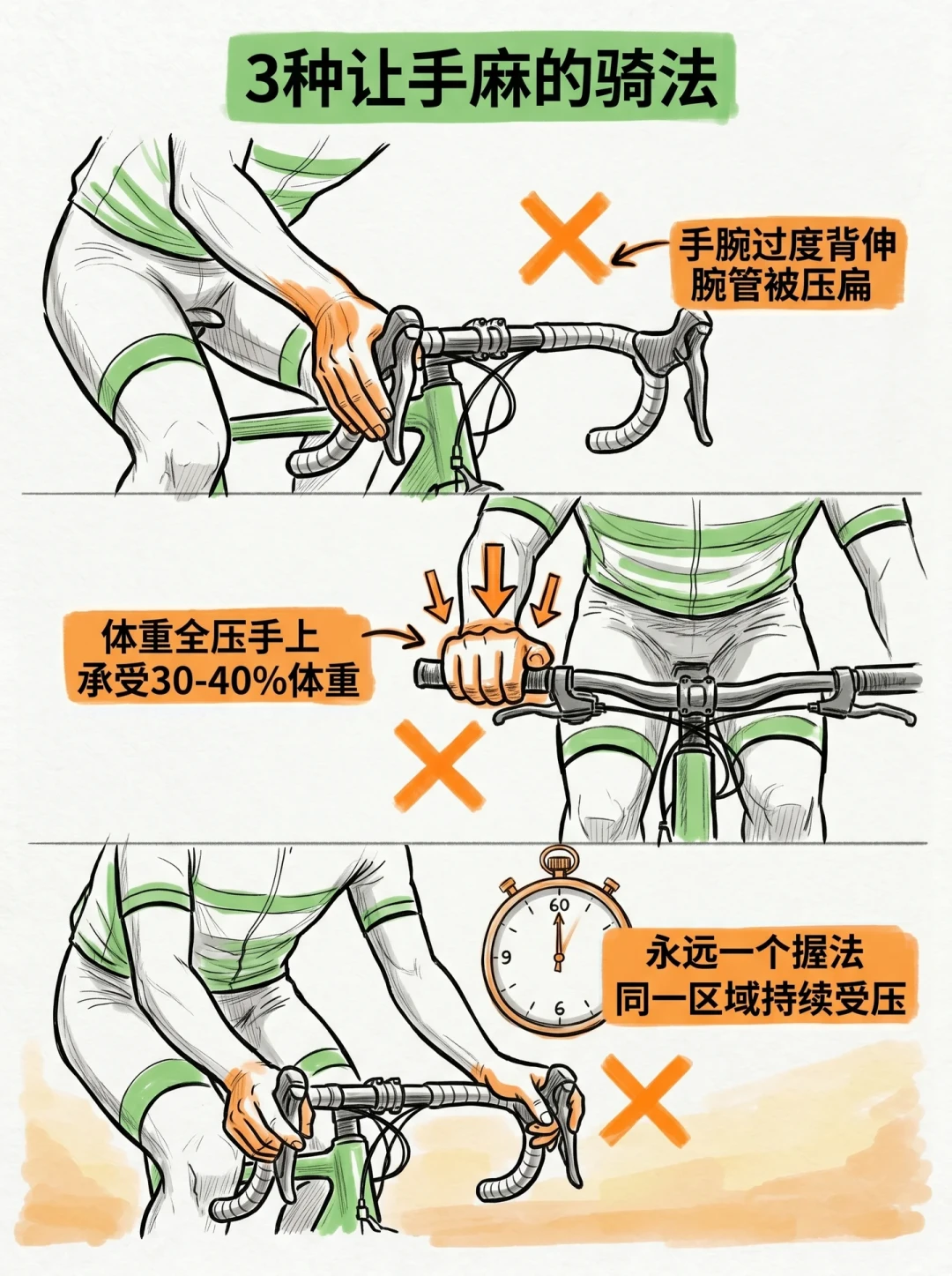 骑车屁股疼、手麻、腰疼?我翻完全网几百条疼痛自救帖、坐垫横评和fitting避雷帖,整理了这份先调后买清单