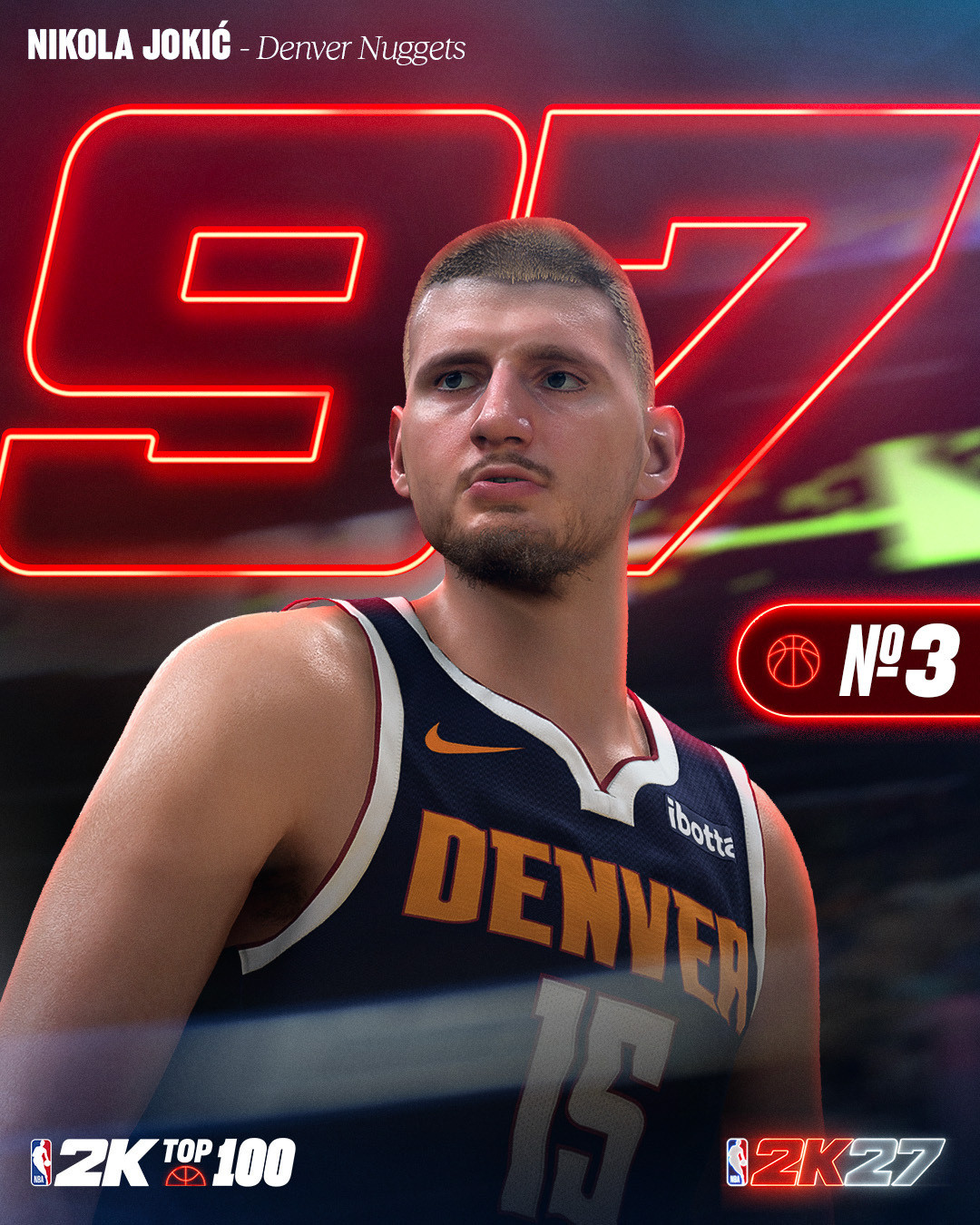《NBA2K27》百大能力值已全部公布：约基奇97分并列最高却只排第三，这个分冤不冤，游戏值不值得买？