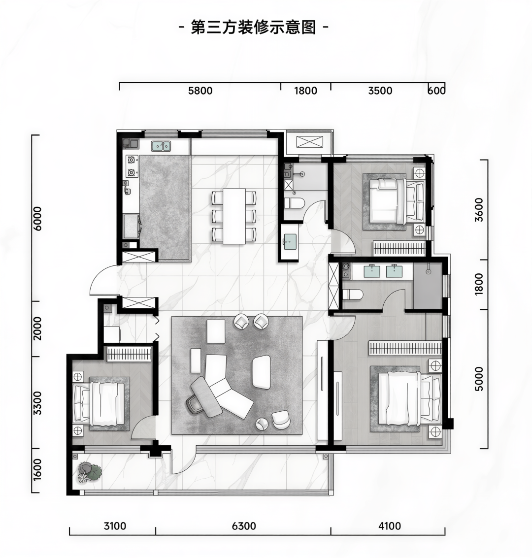 得房率内卷被一张罚单叫停:新规户型的赠送面积,不全是白给的