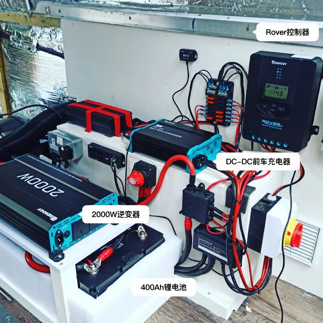海外华人房车圈人手一套的太阳能牌子,注册在江苏:Renogy 房车电力系统怎么配、去哪买