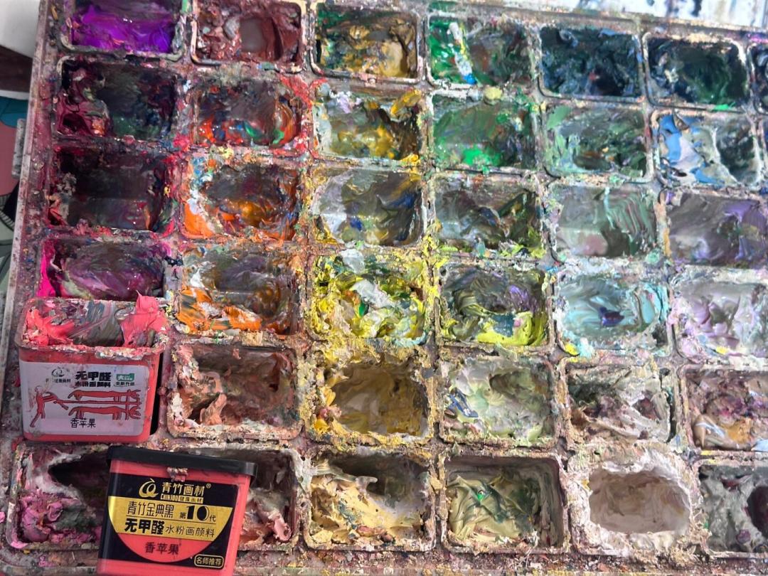 集训画了一个月,钛白已经见底?给美术生的水粉补给清单:补什么、怎么买、怎么防干