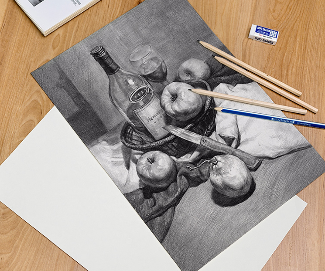 零基础学静物素描:30块的画材就能起步,别急着花几千块报班