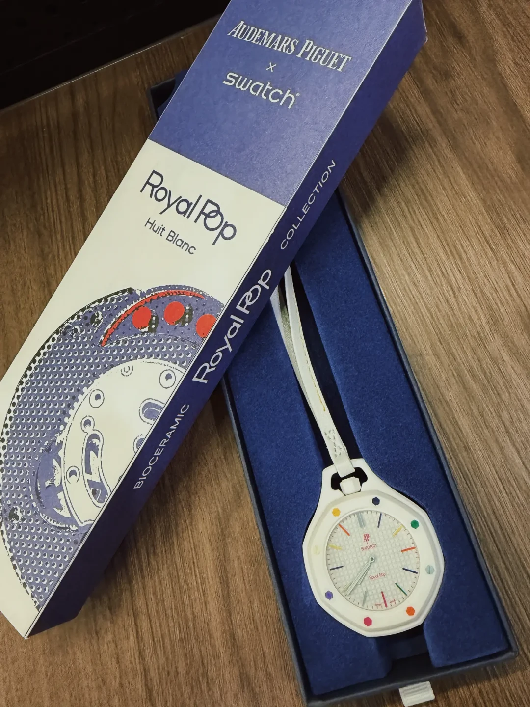 爱彼x斯沃琪联名Royal Pop,从20倍溢价到原价回归只用了三个月:2950元入手怎么避坑