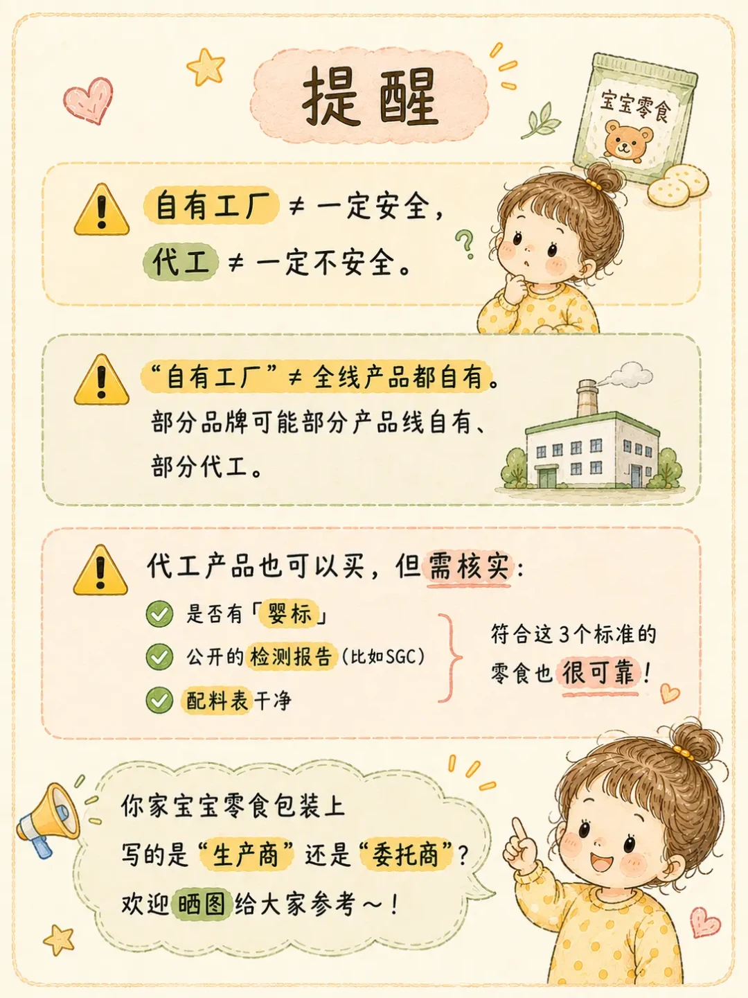 辅食新规征求意见结束:禁用蜂蜜、代工收紧,买米粉果泥前先看包装上这5处