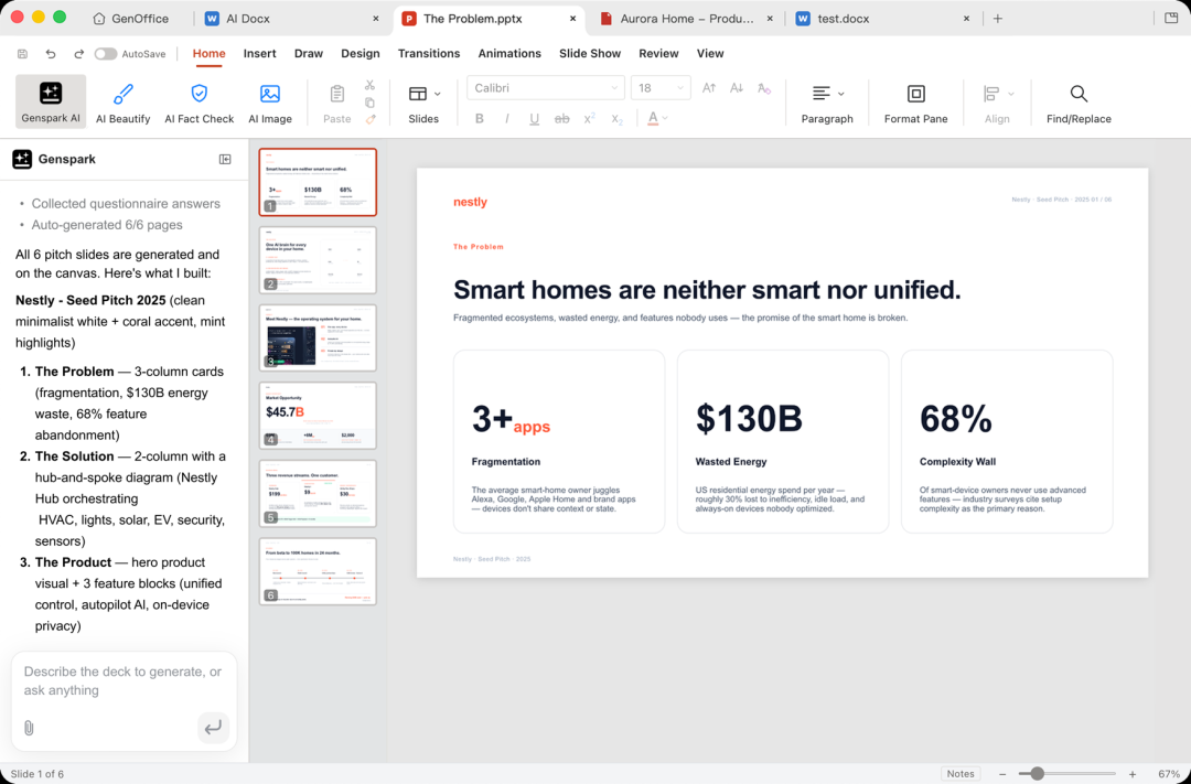 Genspark开源的Office免费用?实测AI账单近60美元:替换WPS前,先弄清你是哪类人