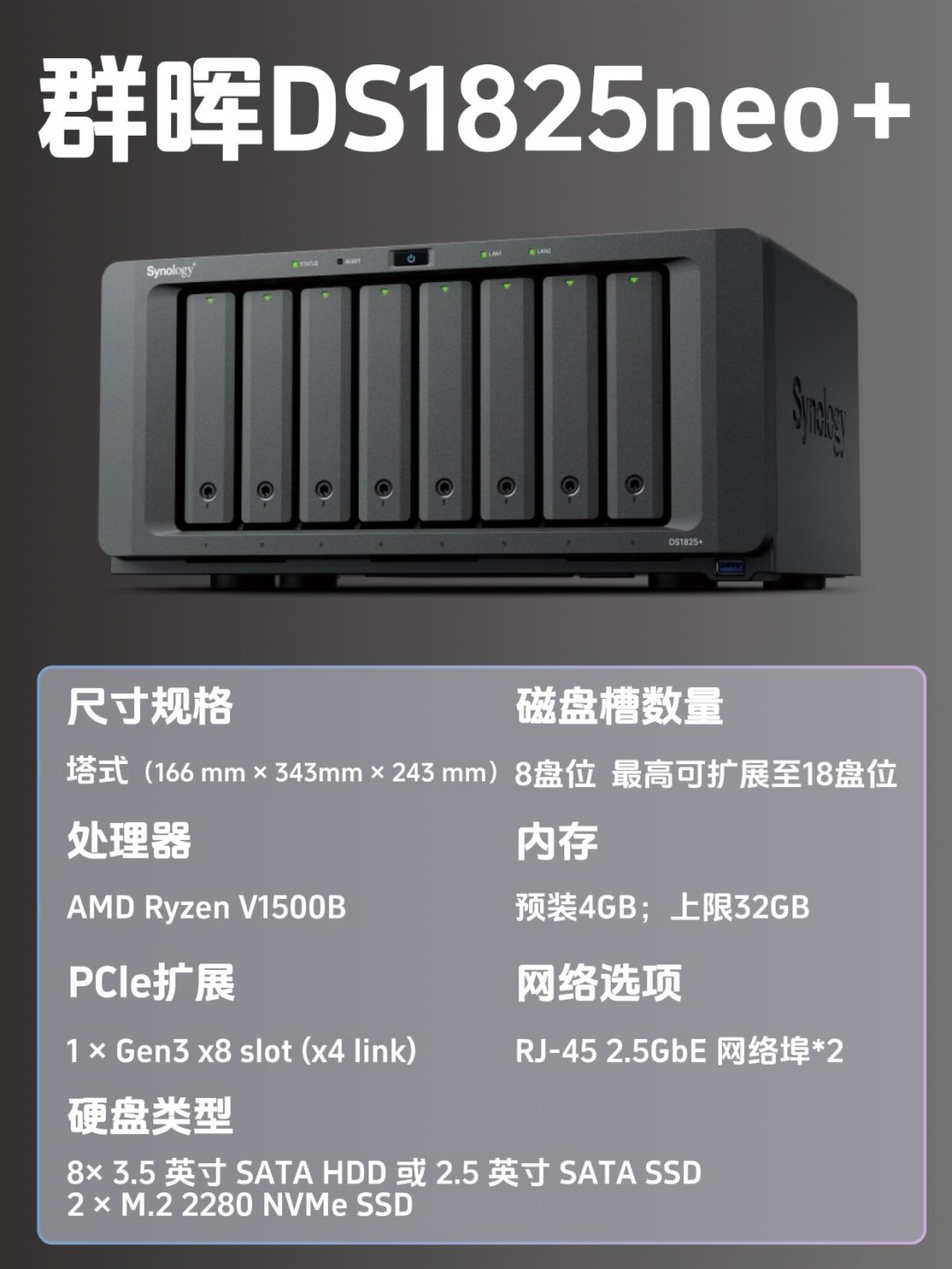 群晖 neo+ 系列上市半月:唯一减配在 ECC 内存,买前想清楚三件事