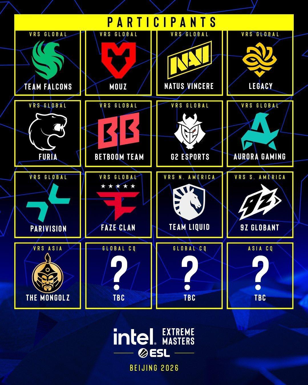 IEM北京直邀名单出炉：Spirit、Vitality双双缺席，开票前先想清楚哪天值得去