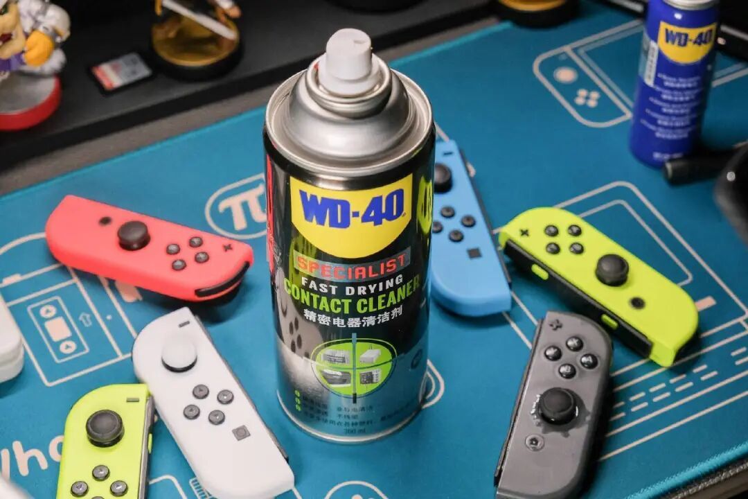 手柄摇杆漂移，喷WD-40真有用？对比全网三派实测，只有这一类值得喷