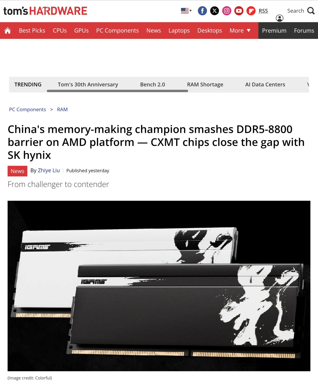 一年涨800%的内存都有,到手别急着插:用免费的CPU-Z把颗粒、真频率、XMP验明白