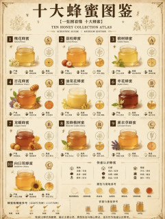 十大蜂蜜图鉴🍯买蜂蜜再也不踩坑！