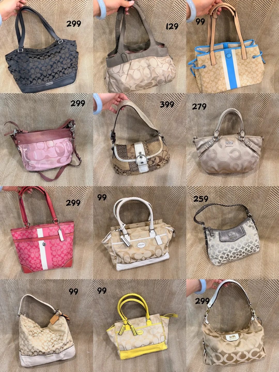 百元中古蔻驰真香?但有些款连得物都不给鉴定:付款前先核对这5个位置