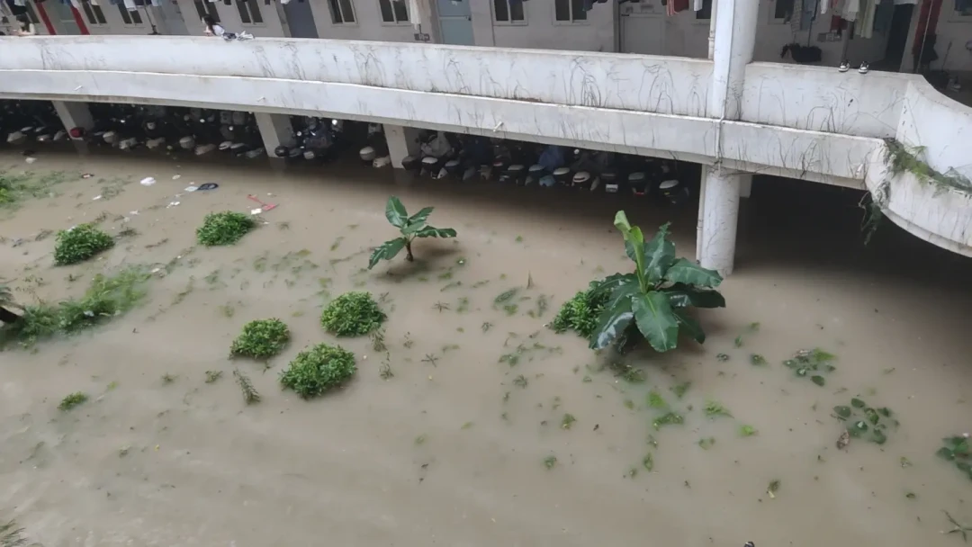 电动车被暴雨淋了,