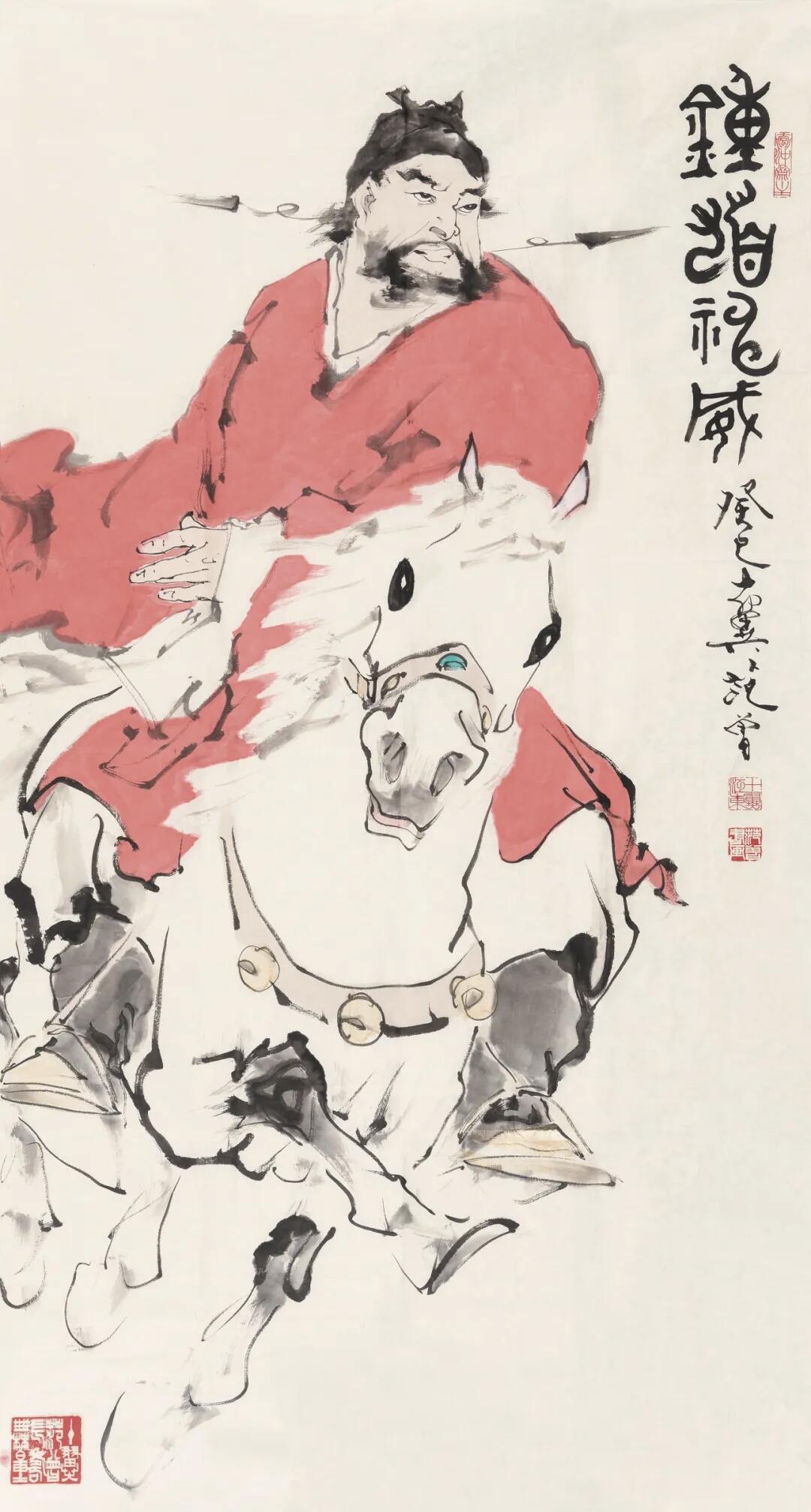 同尺寸钟馗,一幅成交百万,一幅流拍:哪种范曾画还有人接