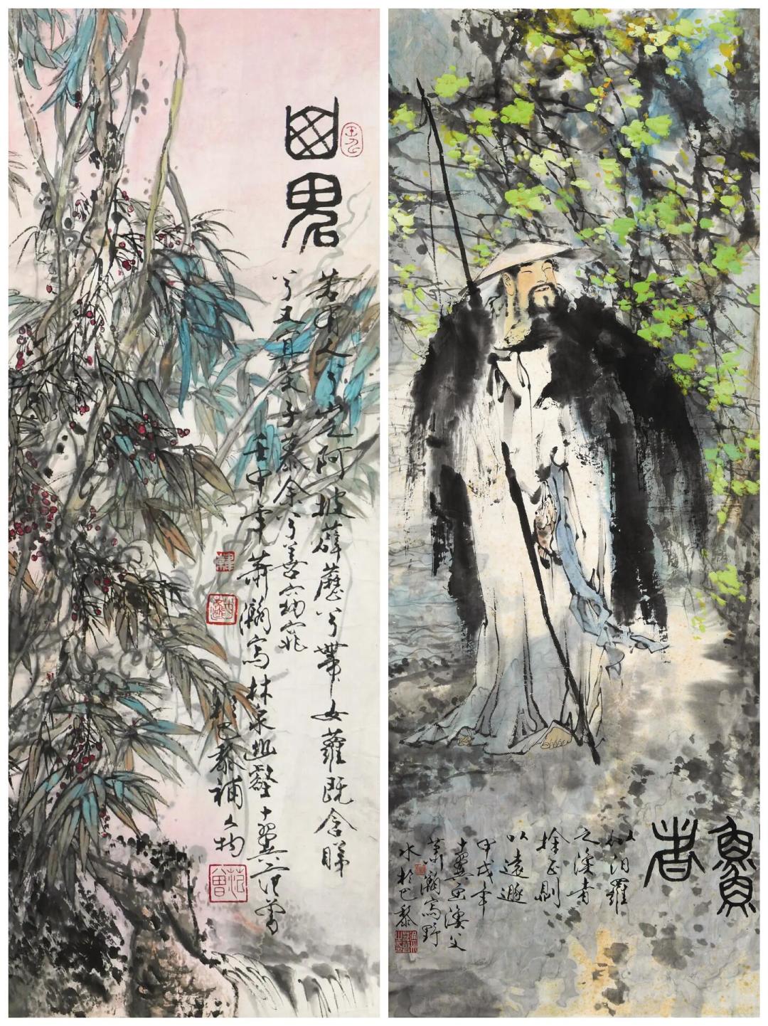 同尺寸钟馗,一幅成交百万,一幅流拍:哪种范曾画还有人接
