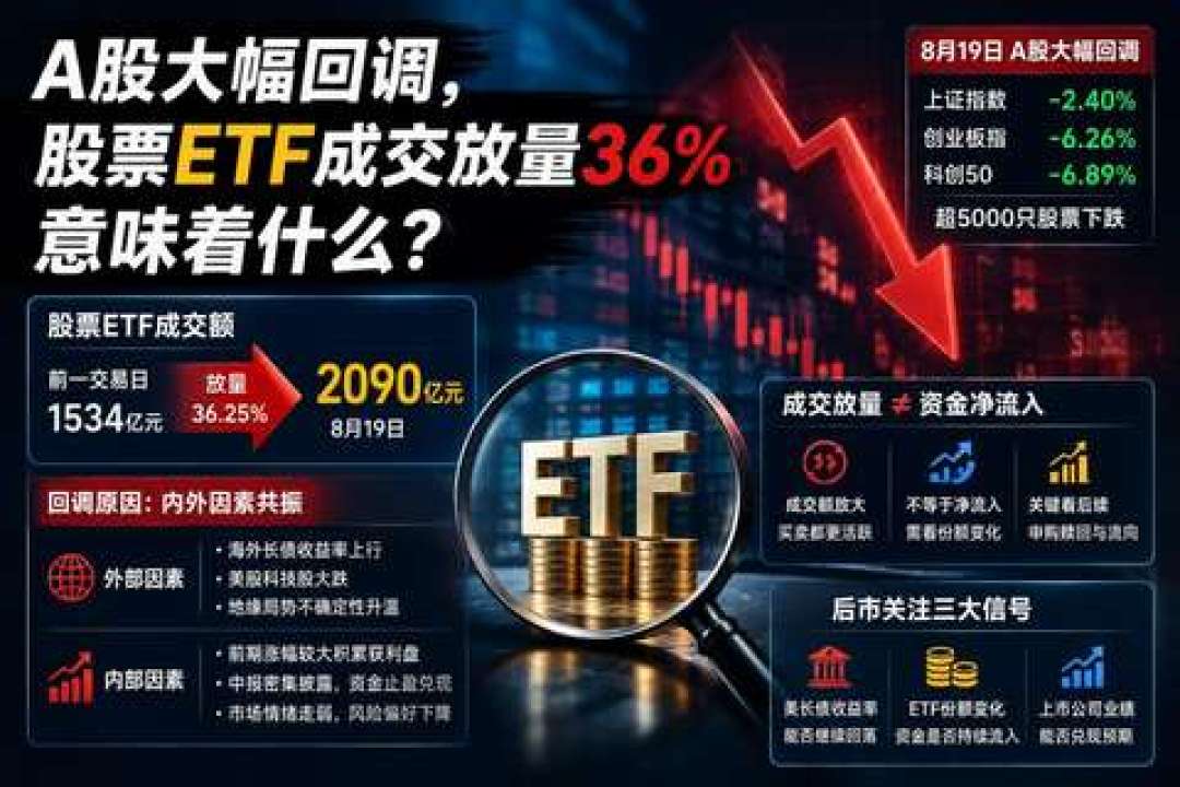 暴跌日ETF悄悄成交2090亿：抄底还是调仓？三个信号看清超跌反弹值不值得追