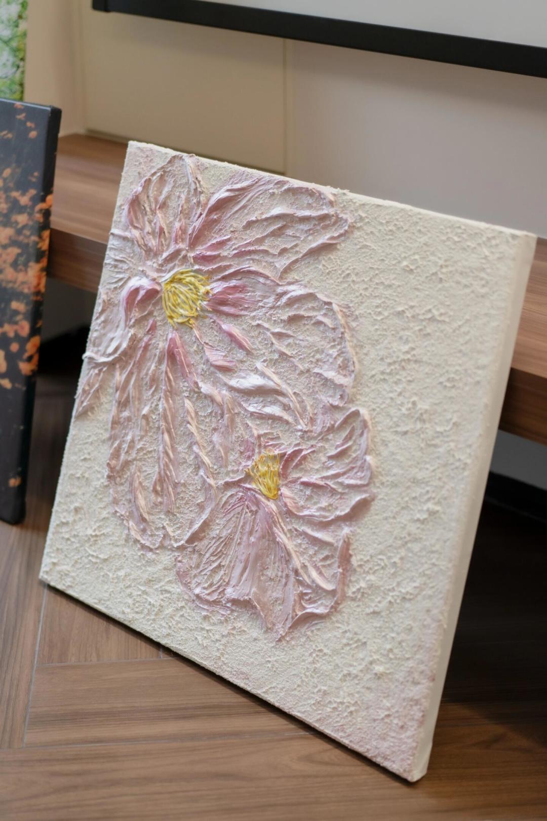 一幅定制肌理画1880元吵出3000条评论:自己画材料不到100块,买前先看这笔账