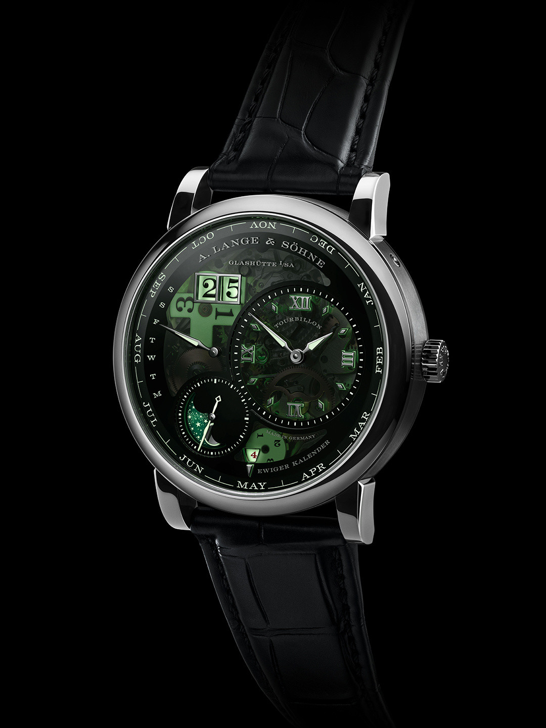 Lange 1 的第七枚 Lumen:限量50只、定价未宣,巡展收官后去哪看这枚陀飞轮万年历?