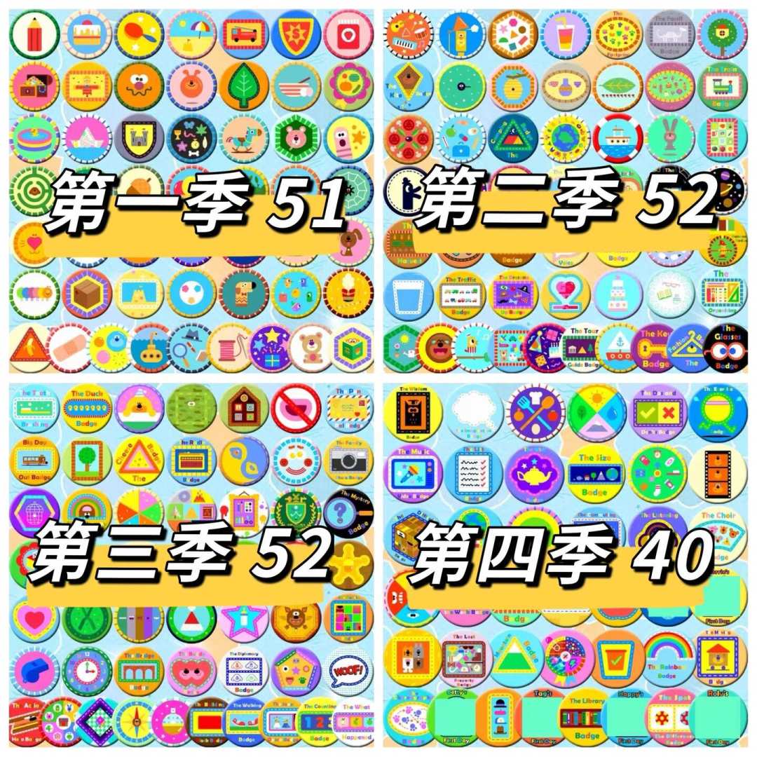嗨道奇194枚徽章全有用:找集攻略+按育儿痛点配“处方”,2-6岁家庭收藏
