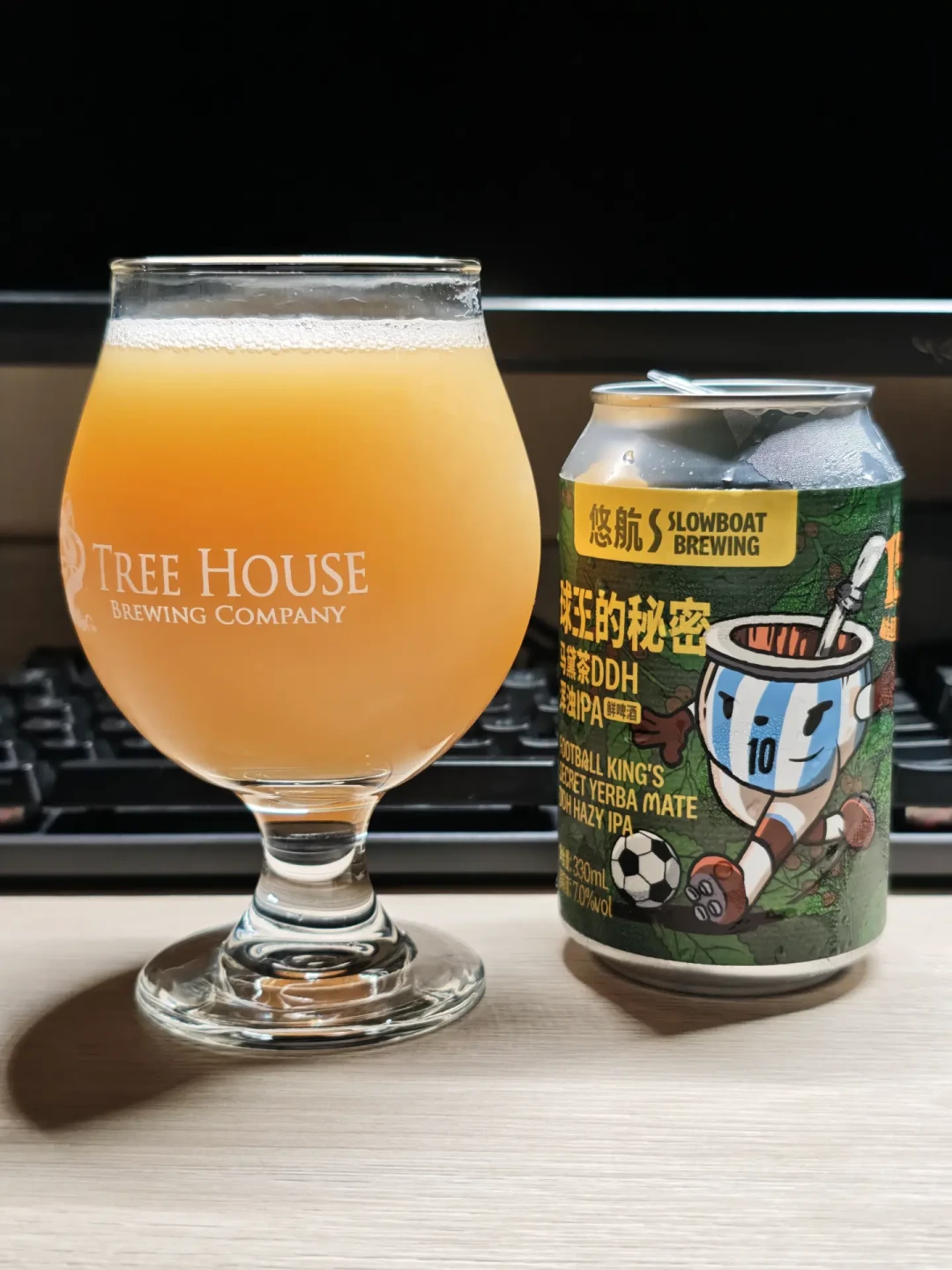 悠航把梅西的马黛茶酿进了IPA,值不值得喝?替你读完20份真实测评,先说结论