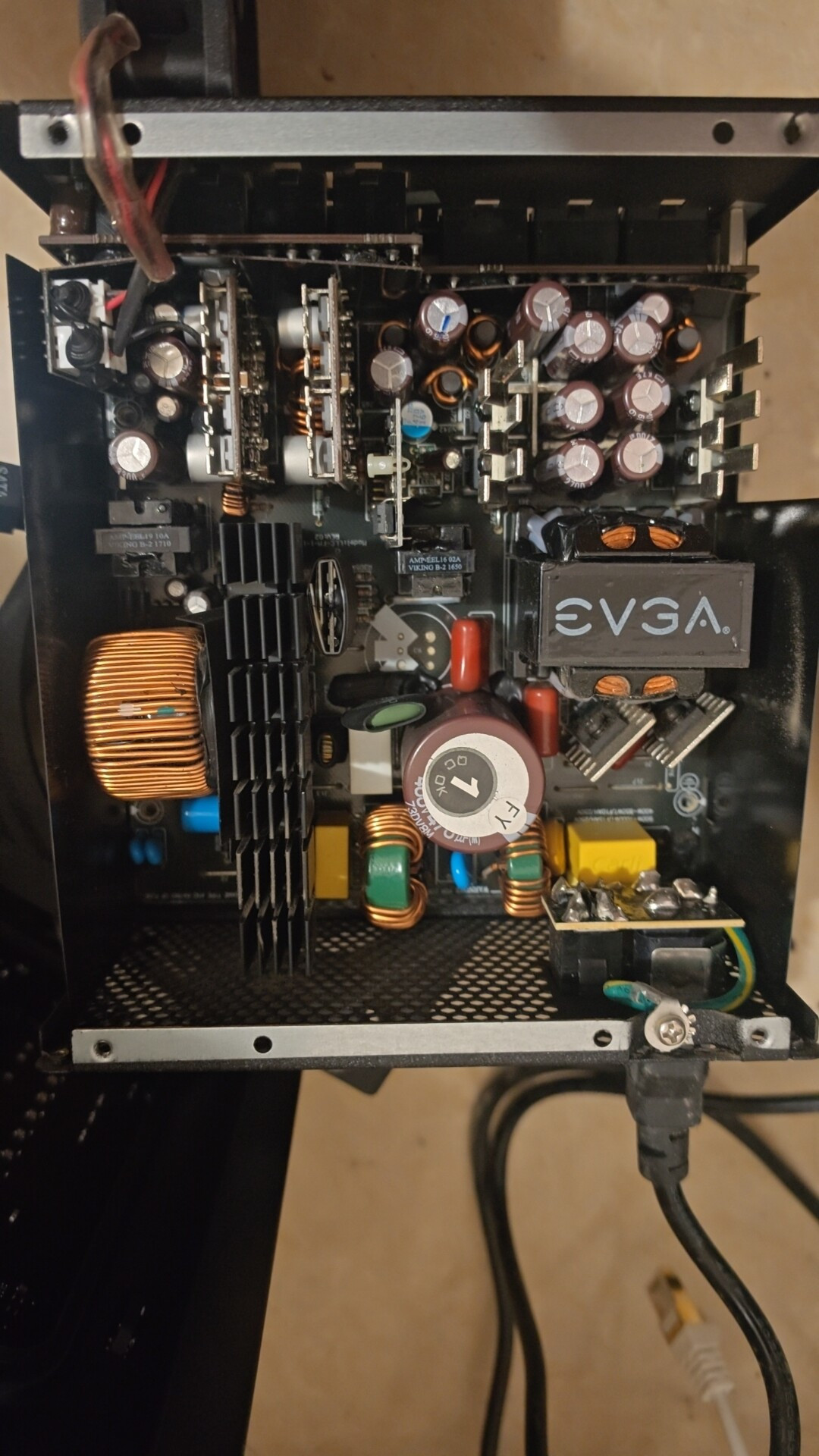 EVGA电源成了