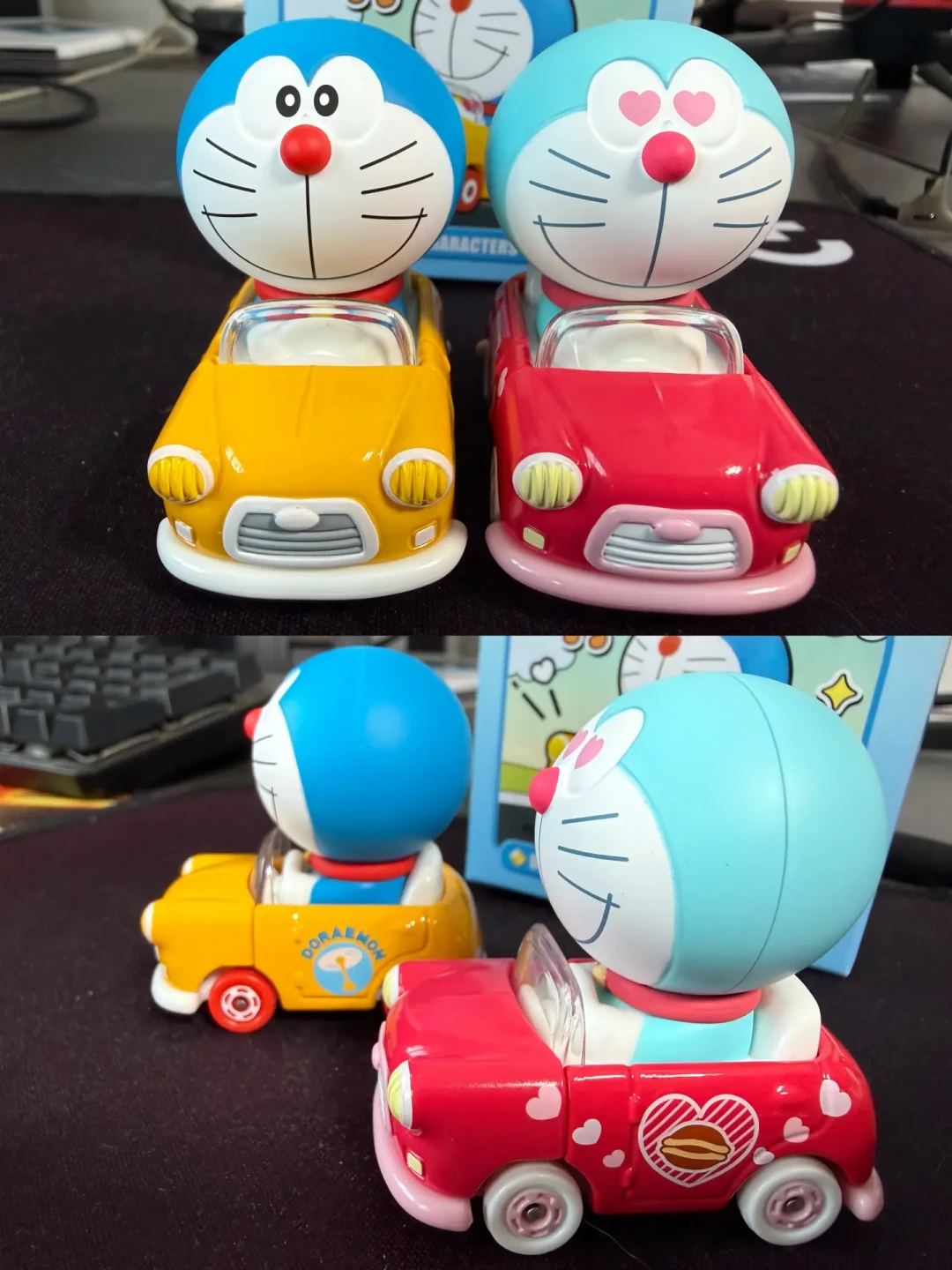8月哆啦A梦热度是多美卡给的：6常规+1隐藏盲盒小车，隐藏款1/36概率，单抽还是端盒先看这篇