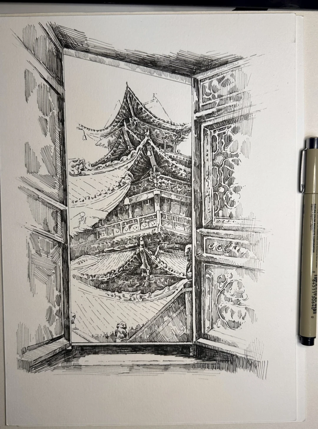 收藏了100篇风景速写教程还是不会画?翻完9组热门教程数据,我找到了缺失的“组装顺序”