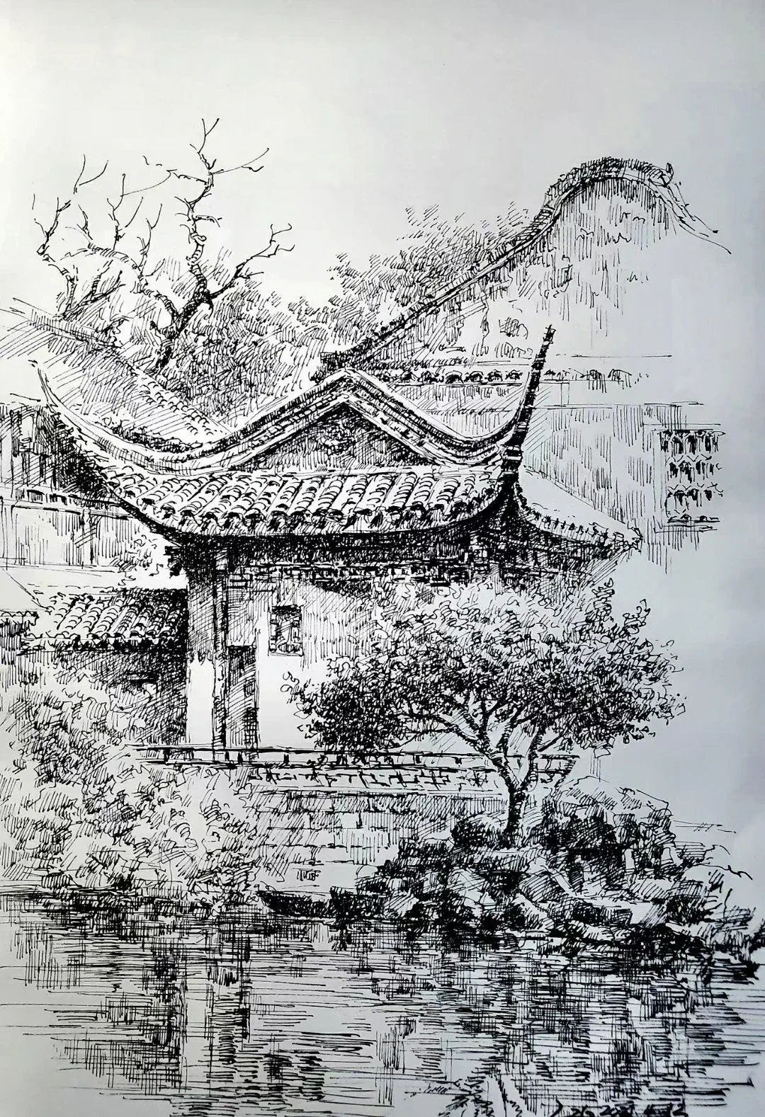 收藏了100篇风景速写教程还是不会画?翻完9组热门教程数据,我找到了缺失的“组装顺序”