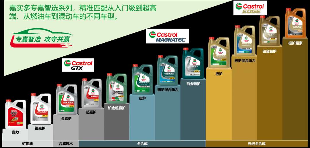 嘉实多极护、磁护、嘉力怎么选?先看手册粘度,再按预算定系列