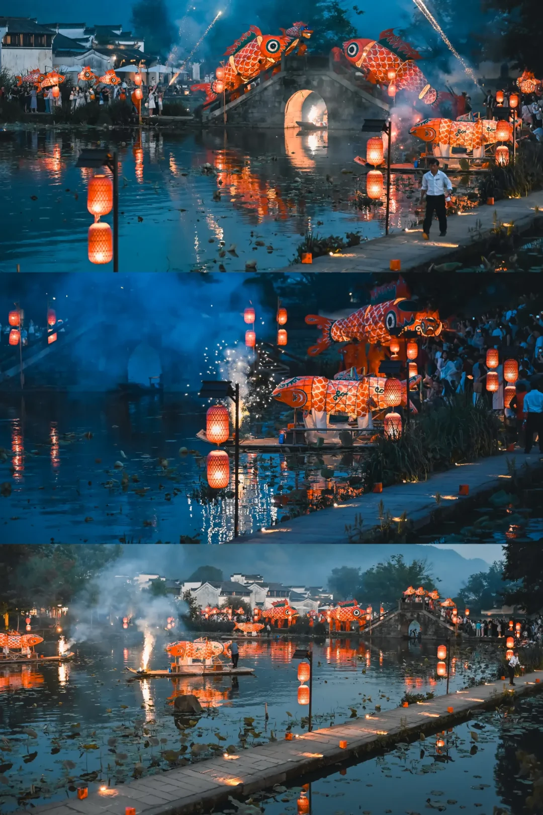 《家业》带火的徽州鱼灯:呈坎、唐模、瞻淇、秀里,去哪个村看?