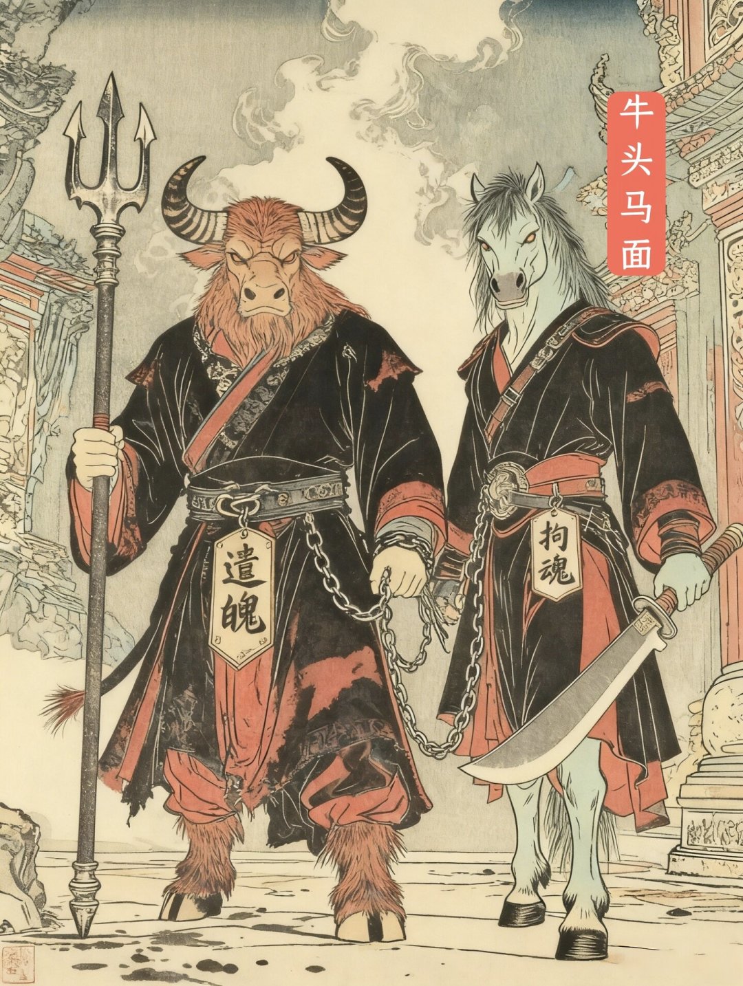 中元节快到了,烧的纸钱真归牛头马面管?先把地府的