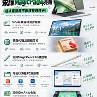 荣耀MagicPad4亮相，这才是旗舰平板该有的水准