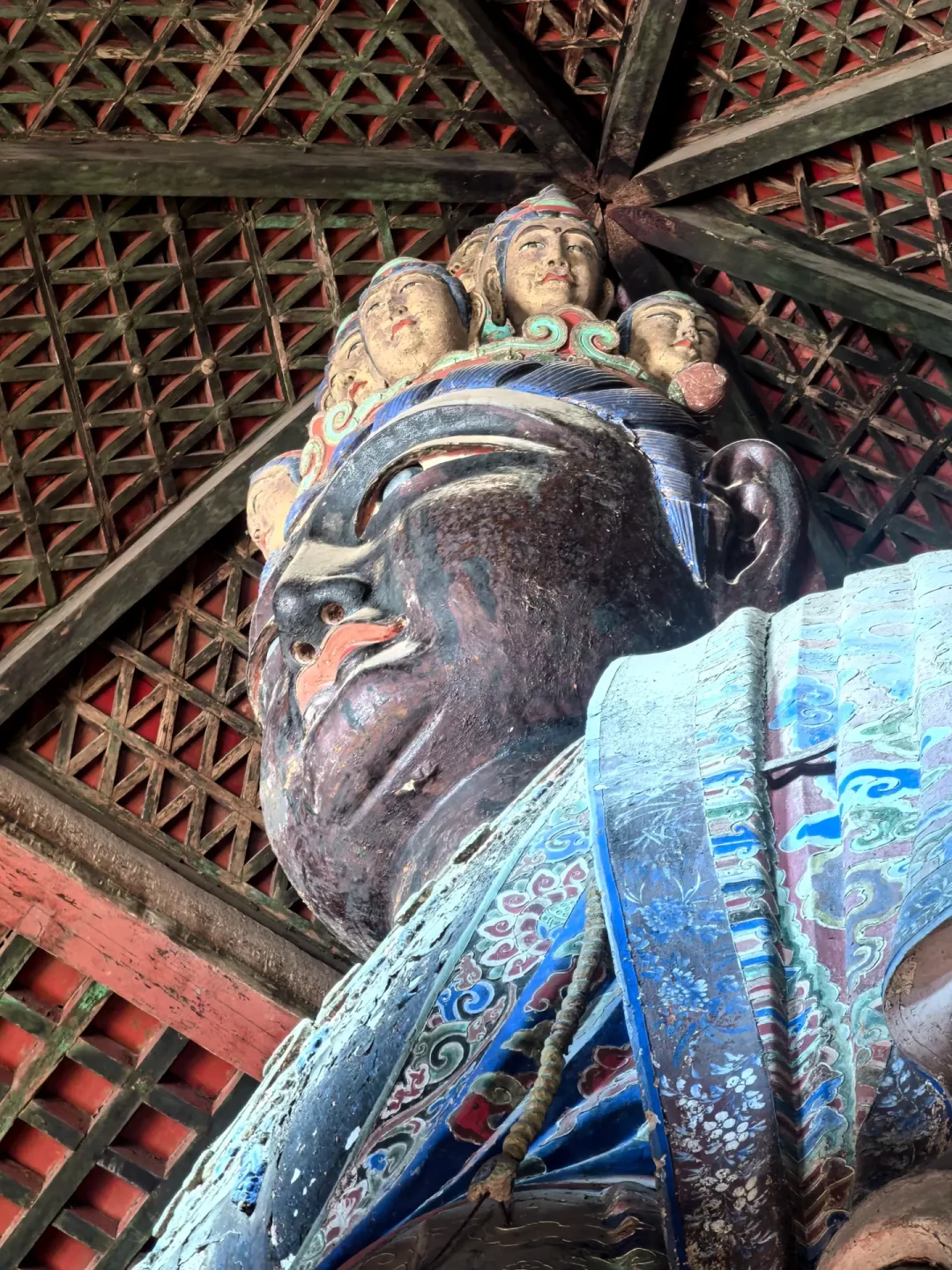 脚手架拆了！独乐寺16米十一面观音，这样看才不白来