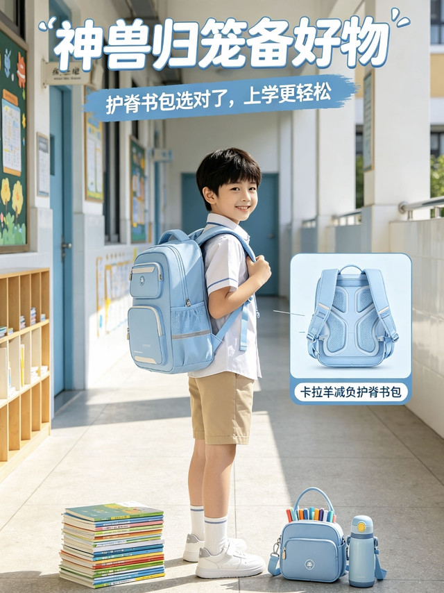 神兽归笼！小学生开学书包选购分享