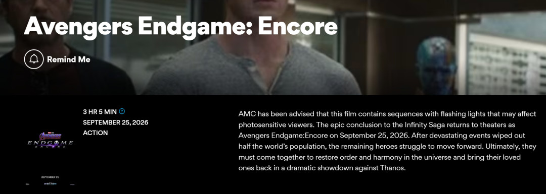 《复联4》ENCORE版重映定档9.25：新片段+新彩蛋不是每个厅都能看，三类人三种看法